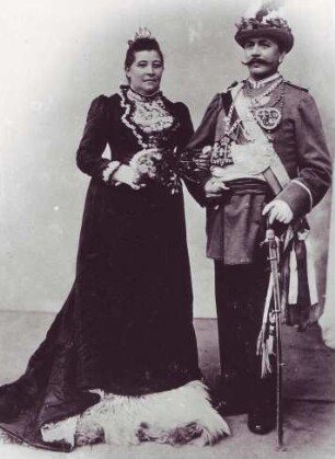 Neusser Schützenkönig Peter Gallas, 1901