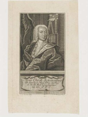 Bildnis des Henr. Christ. Senckenberg