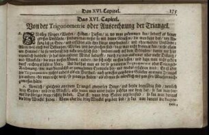 Das XVI. Capitel. - Das XVII. Capitel.