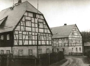 Mulda-Randeck, Alte Poststraße 6 und 7 (Ehemals 30 und 31). Wohnstallhäuser (1801/1815 und um 1830)
