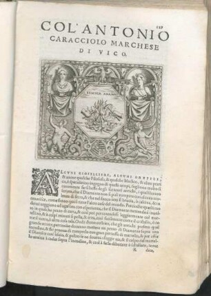 Col' Antonio Caracciolo Marchese Di Vico.