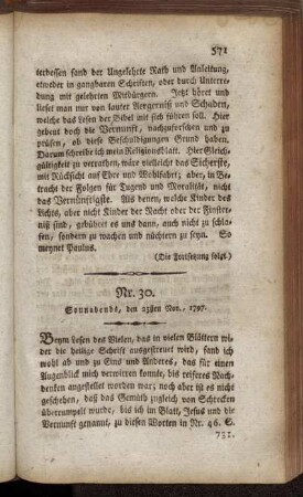 Nr. 30. Sonnabends, den 25sten Nov., 1797.