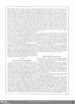 Neuheiten in der Fabrikation