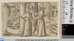 Jesus mit dem verlorenen Schaf (Lukas 15, 1-7)