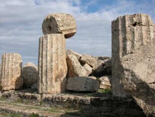Historisches Trümmerfeld am Hera-Tempel von Selinunt