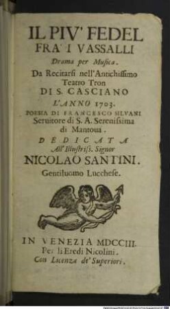 Il più fedel fra' i vassalli