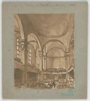 Fischer, Theodor; Dresden - Neustadt (Sachsen); Dreikönigskirche - Perspektive