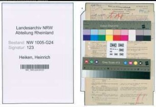 Entnazifizierung Heinrich Heiken , geb. 13.04.1901 (Ingenieur)