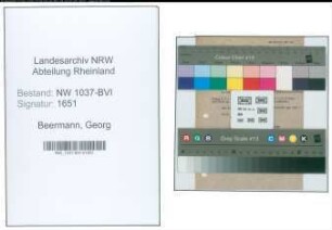 Entnazifizierung Georg Beermann , geb. 27.08.1899 (Postverwalter)