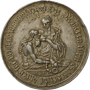 Medaille von Sebastian Dadler auf die Kindesliebe, 1629