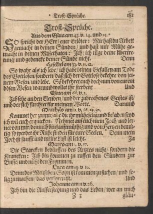 Trost-Sprüche.