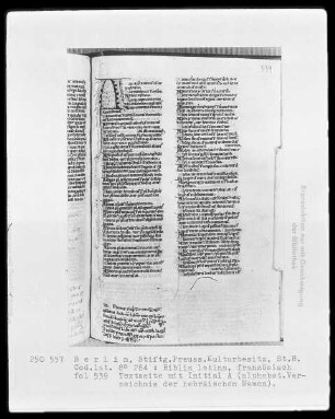 Biblia latina — Initiale A, Folio 539 recto