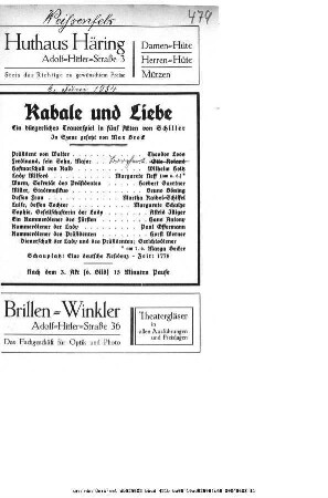 Kabale und Liebe