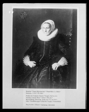 Porträt der Cornelia Claesdr. Vooght, Ehefrau des Nicolaes van der Meer