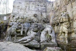 Relief "Anbetung der Könige", Kukus, Tschechische Republik