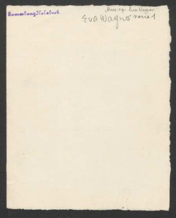 Vermählungsanzeige von Eva Wagner mit Houston Stewart Chamberlain : Dezember 1908