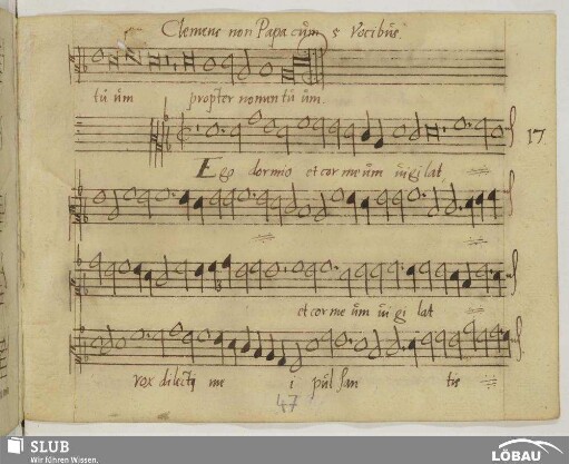 Clemens non Papa, Jacobus: Ego dormio et cor meum vigilat