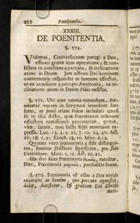282-295, XXXIII. De Poenitentia. XXXIV. De Fide.