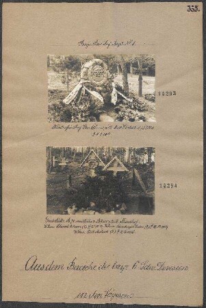 Klosterfriedhof Drei Ähren, Ltt Max Dietzel 1./LIR 1, gest. 01.02.1916