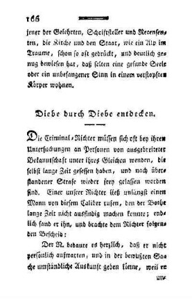 Diebe durch Diebe entdecken