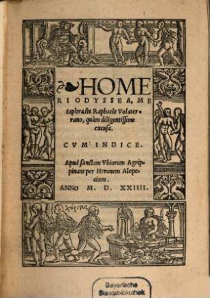 Homeri Odyssea