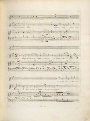 LA LECON DE CHANT de la folle soiree ou Picàros et Diego : duo chanté par Elleviou et Martin. Arrangé pour piano ou harpe