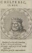 Bildnis des Chilperic I., König des Fränkischen Reiches