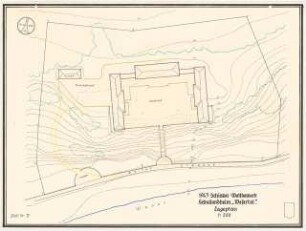 Jugenderholungsheim Schinkelwettbewerb 1943: Lageplan 1:500