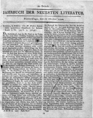 1800-10-16 : 52. Stück