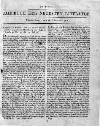 1800-10-16 : 52. Stück