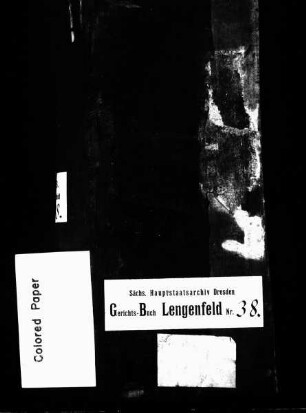 Gerichtshandelsbuch von Pechtelsgrün (bei Lengenfeld)