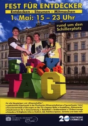 Fest für Entdecker - Entdecken - Staunen - Mitmachen