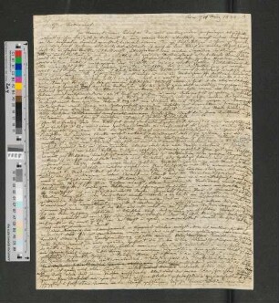 Brief an Alexis de Chateauneuf