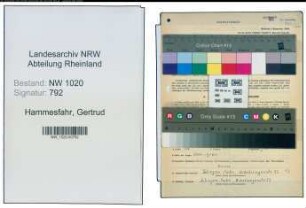 Entnazifizierung Gertrud Hammesfahr , geb. 25.09.1895 (Gastwirtin)