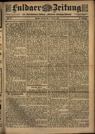 Ausgabe vom Montag, den 07. Oktober 1901.