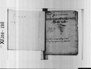 Bruderschafts-Rolle (Abschrift von 1746)