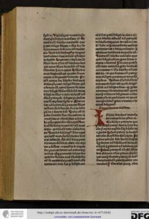 In hiis duobus mandatis... Quia dicina precepta que per decalogum precepta sunt in hiis duobus preceptis dependent scilicet in dilectione dei et proximi...
