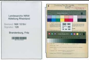 Entnazifizierung Fritz Brandenburg , geb. 26.08.1901 (Angestellter)