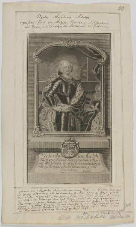 Bildnis des Fürsten Viktor Amadeus von Anhalt-Bernburg
