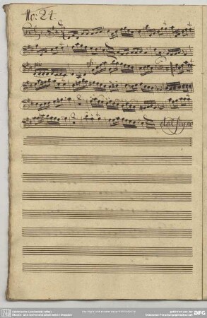 24. Binder, Christlieb Siegmund, Instrumentalstücke, D-Dur 