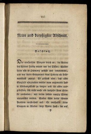 Neun und dreyßigster Abschnitt.