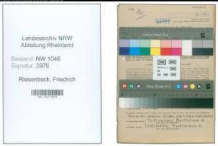Entnazifizierung Friedrich Riesenbeck , geb. 19.04.1922 ()