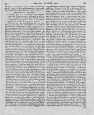 Mittermaier, C. J. A.: Grundsätze des gemeinen deutsche Privatrechts, mit Einschluss des Handels-, wechsel- und Seerechts. Landshut: Krüll 1824