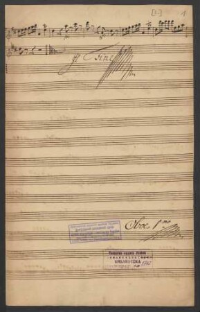 Nitteti. Auszüge; orch, bc; D-Dur