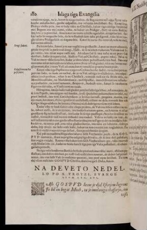180-196, Na deveto nedello po S. Troyzi, evangelium Luc. XVI. - Na desseto nedello po Troyzi, evangelium, Luc. XIX.