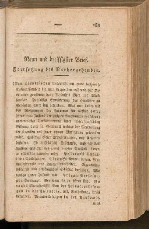 Neun und dreyssigster Brief. Fortsetzung des Vorhergehenden