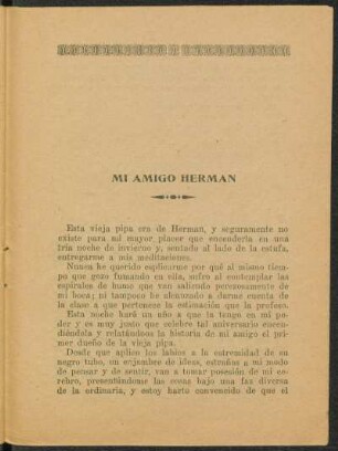 Mi amigo Herman