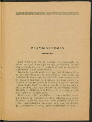 Mi amigo Herman