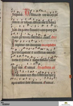 Antiphonen und Nachträge