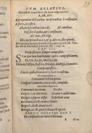 [ De Constructione Cum Ablativo. De Constructione Interiectionis.]